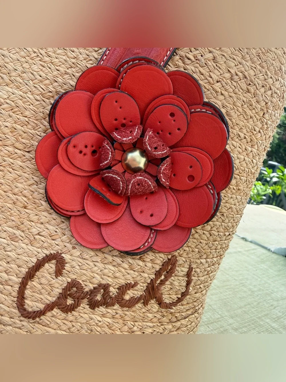 2008 Coach Bleecker Straw Tote